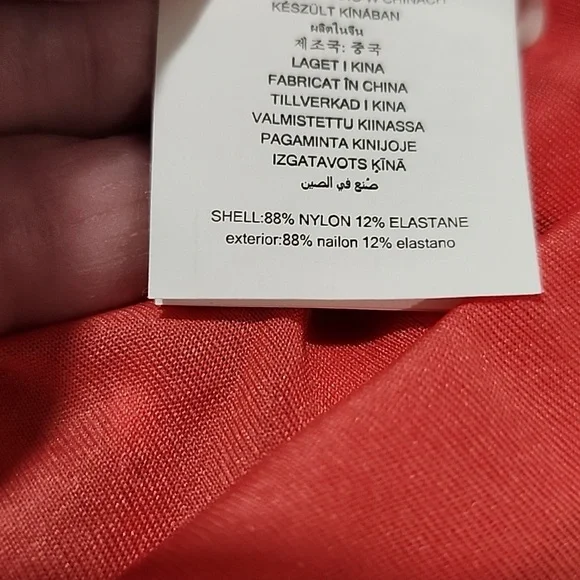 Michael Michael Kors Embellished Coral Peach Size Large Dress - Picture 11 of 14